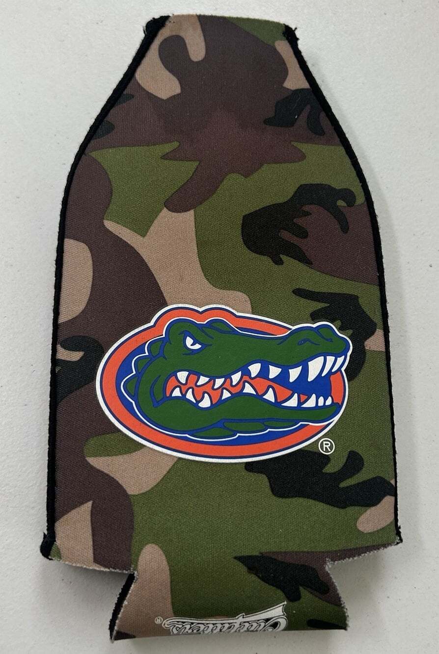 Florida Gators Koozie Bottle Holder Zippered Camo Game Day Outfitters
